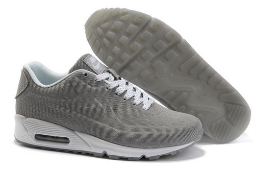 Nike Air Max 90 Hyp Prm Unisex Gray White Running Shoes Sweden